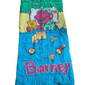 Barney vintage 1992 sleeping bag